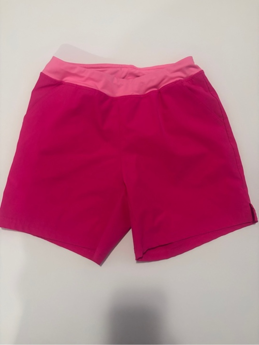Pink swim shorts